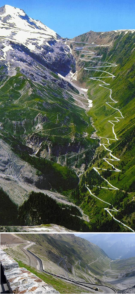 10. Jalan Lintas Stelvio Trollstigen di Italia2
