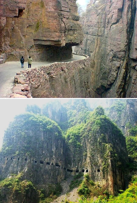 2. Terowongan Guoliang di Cina2